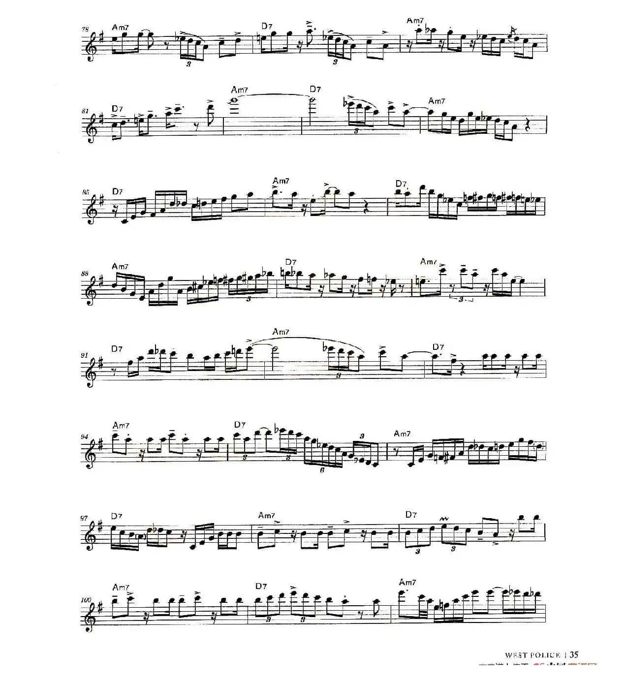 小林香织《Goledn Best》曲谱全集（WEST POLICE）