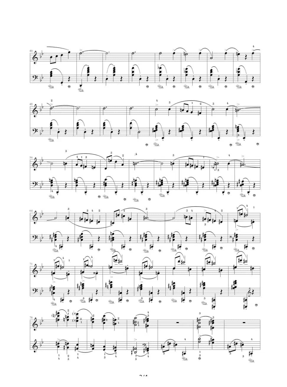 G小调夜曲，Op.15,No.3（肖邦第6号夜曲）