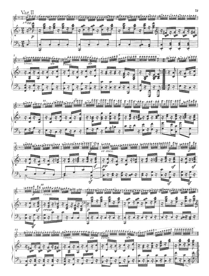 献给好友鲁道尔夫·克鲁采：奏鸣曲（A大调、小提琴+钢琴伴奏）