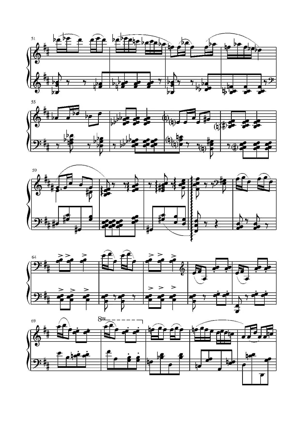 第二钢琴奏鸣曲（第一乐章）