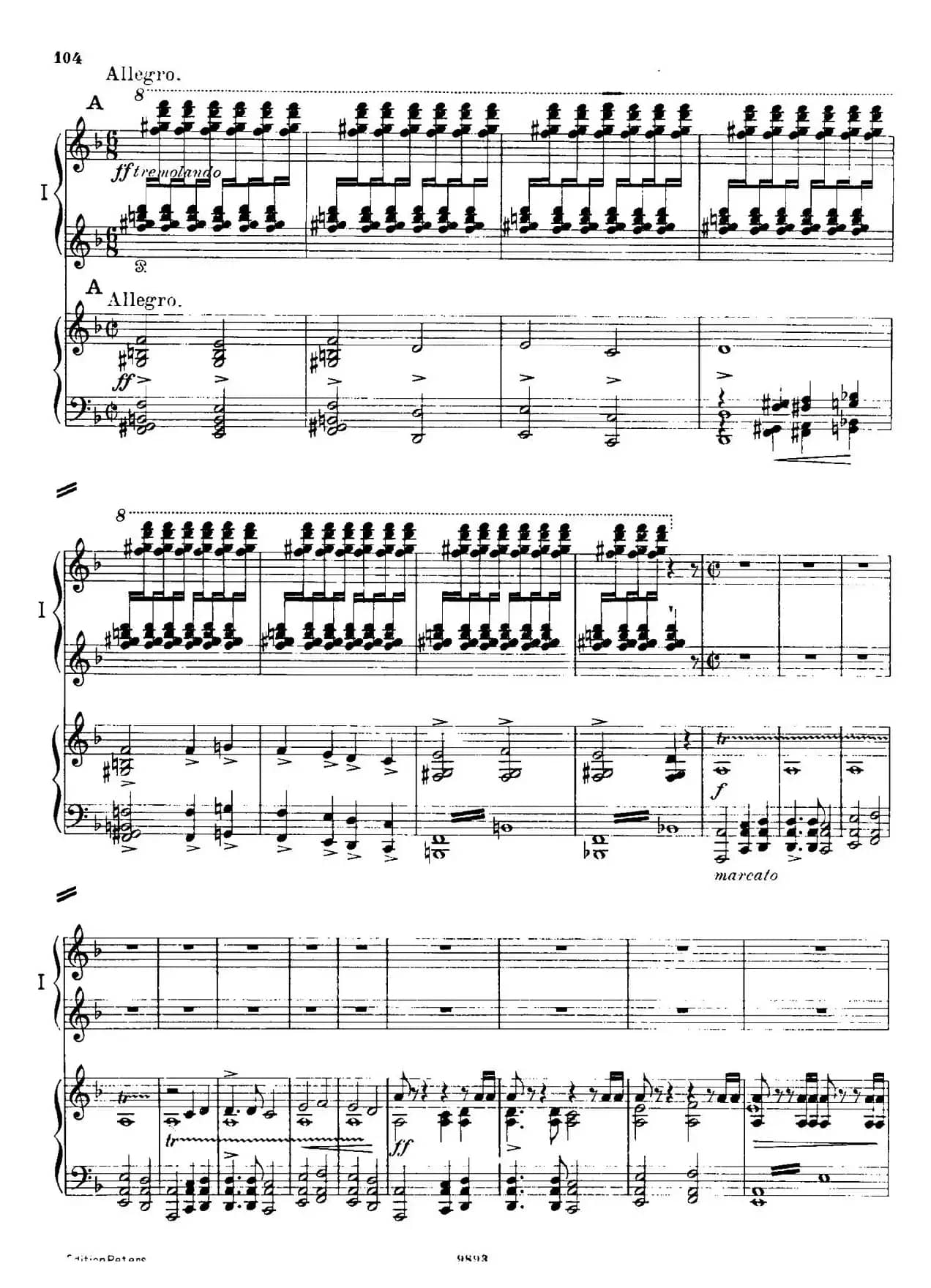 Danse Macabre.（双钢琴）