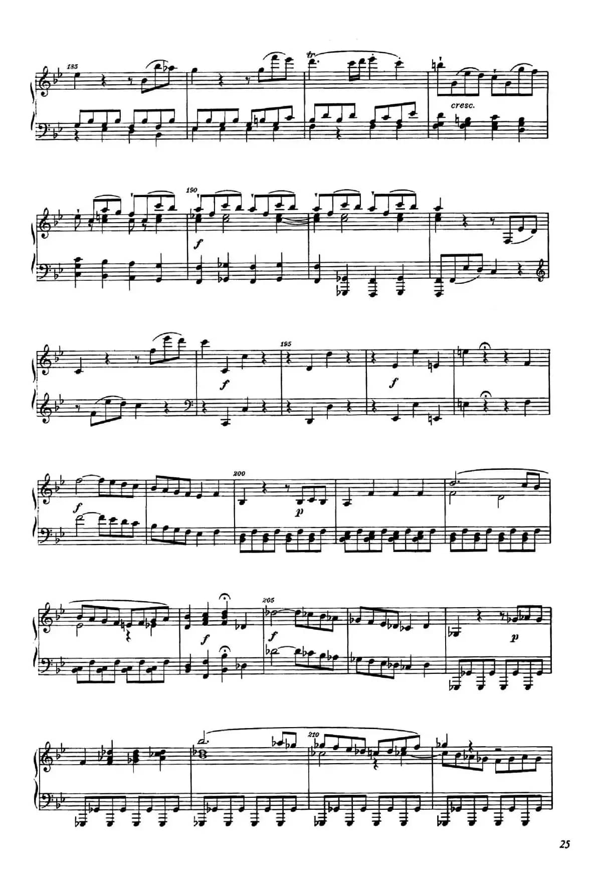 降B大调钢琴奏鸣曲 （Piano Sonata in B-flat Major Op.1）