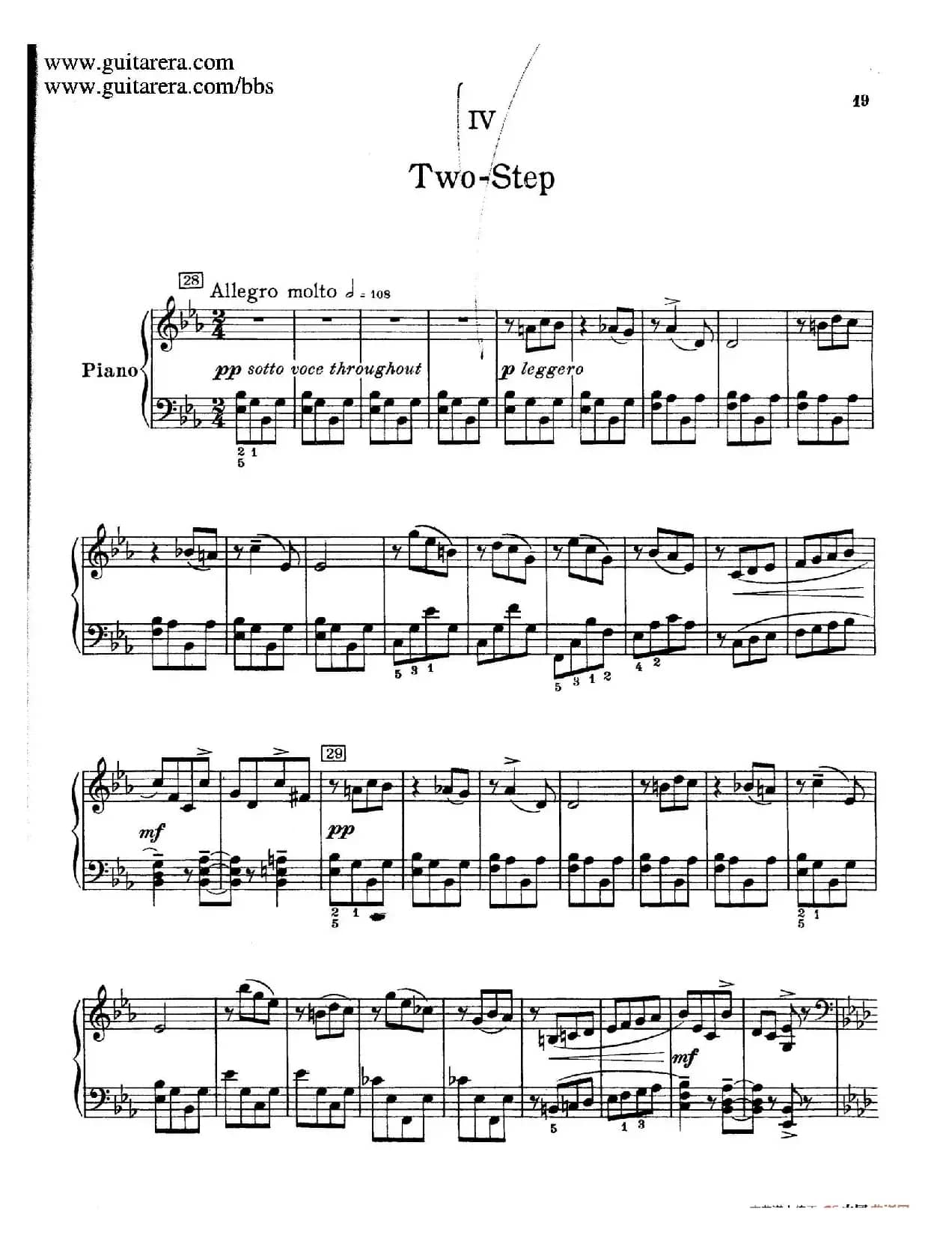 Souvenirs Op.28（纪念曲4. 两步舞）