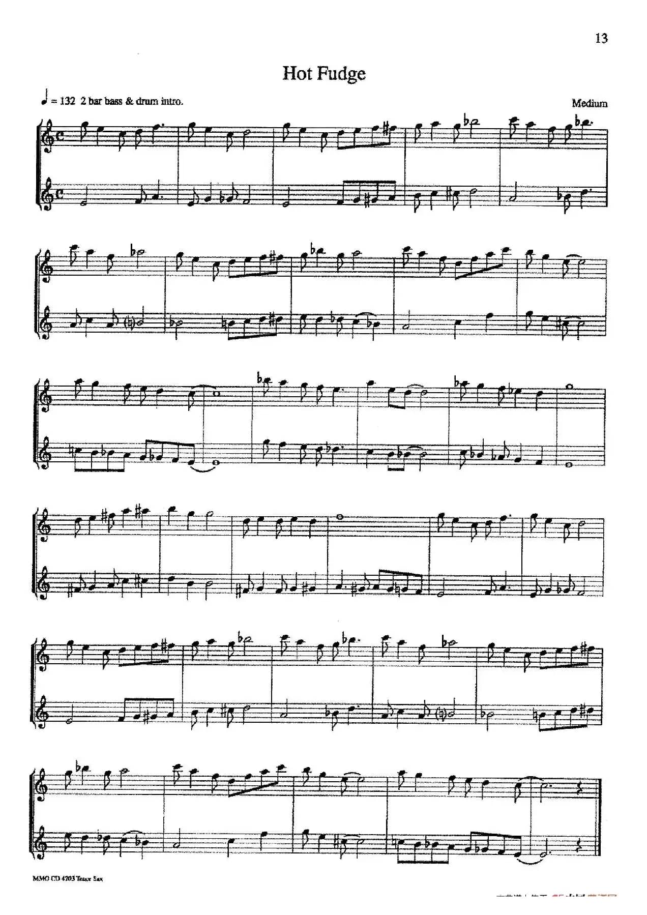 16首爵士二重奏：Hot Fudge