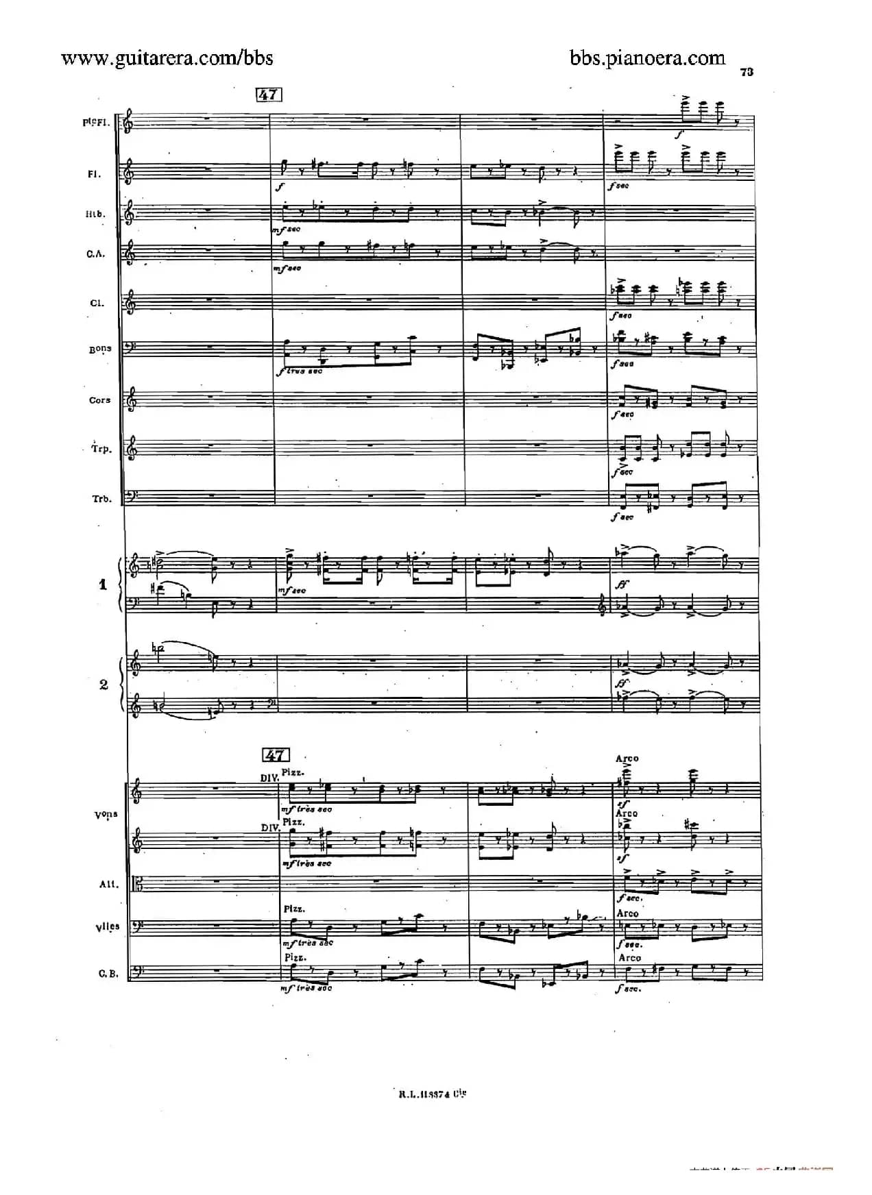 Concerto for 2 Pianos in d Minor（d小调双钢琴协奏曲·总谱）