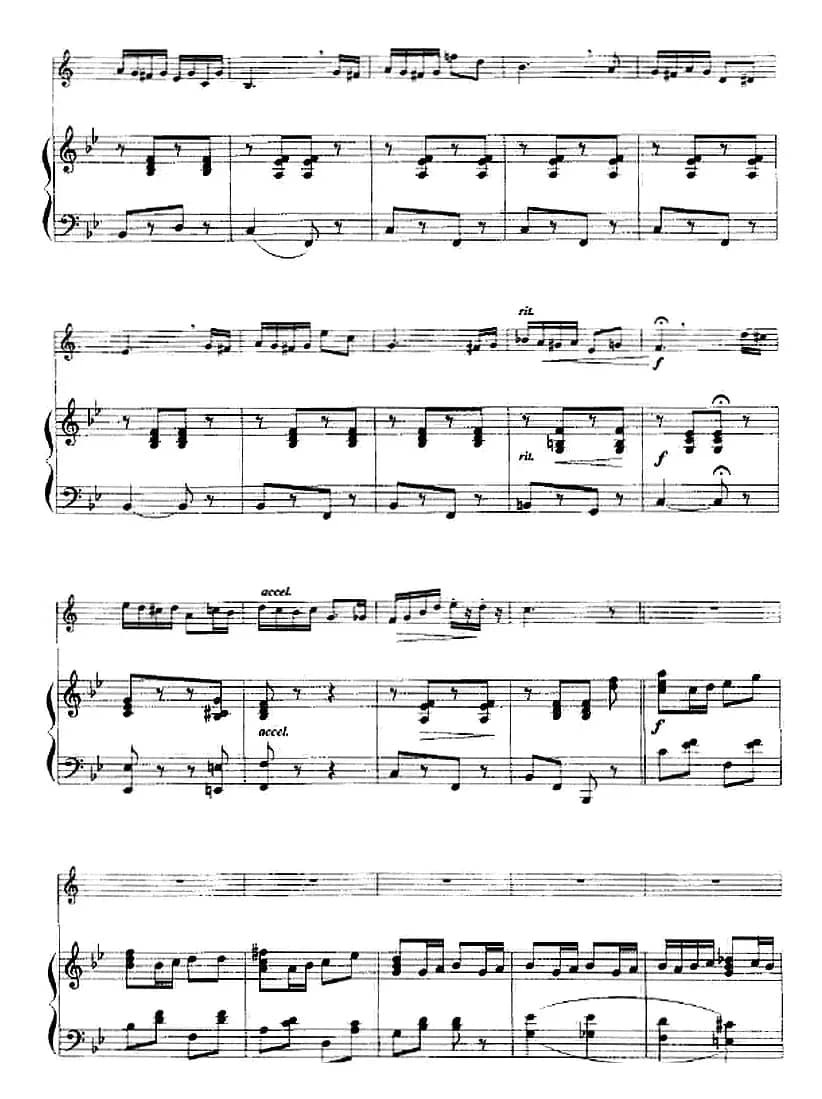 山楂树（小号+钢琴伴奏）