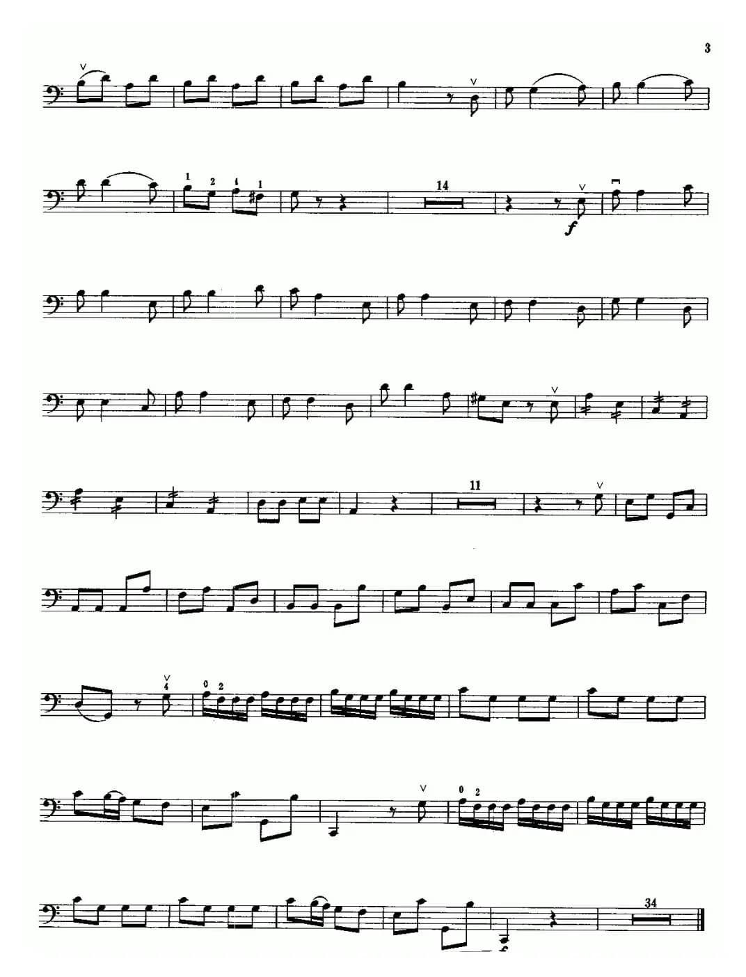 C大调协奏曲（R.V.399）（大提琴）