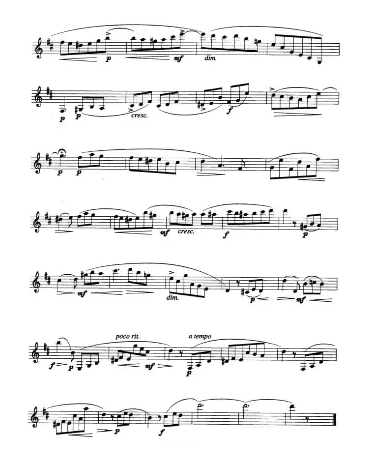 单簧管考级教材·第四级