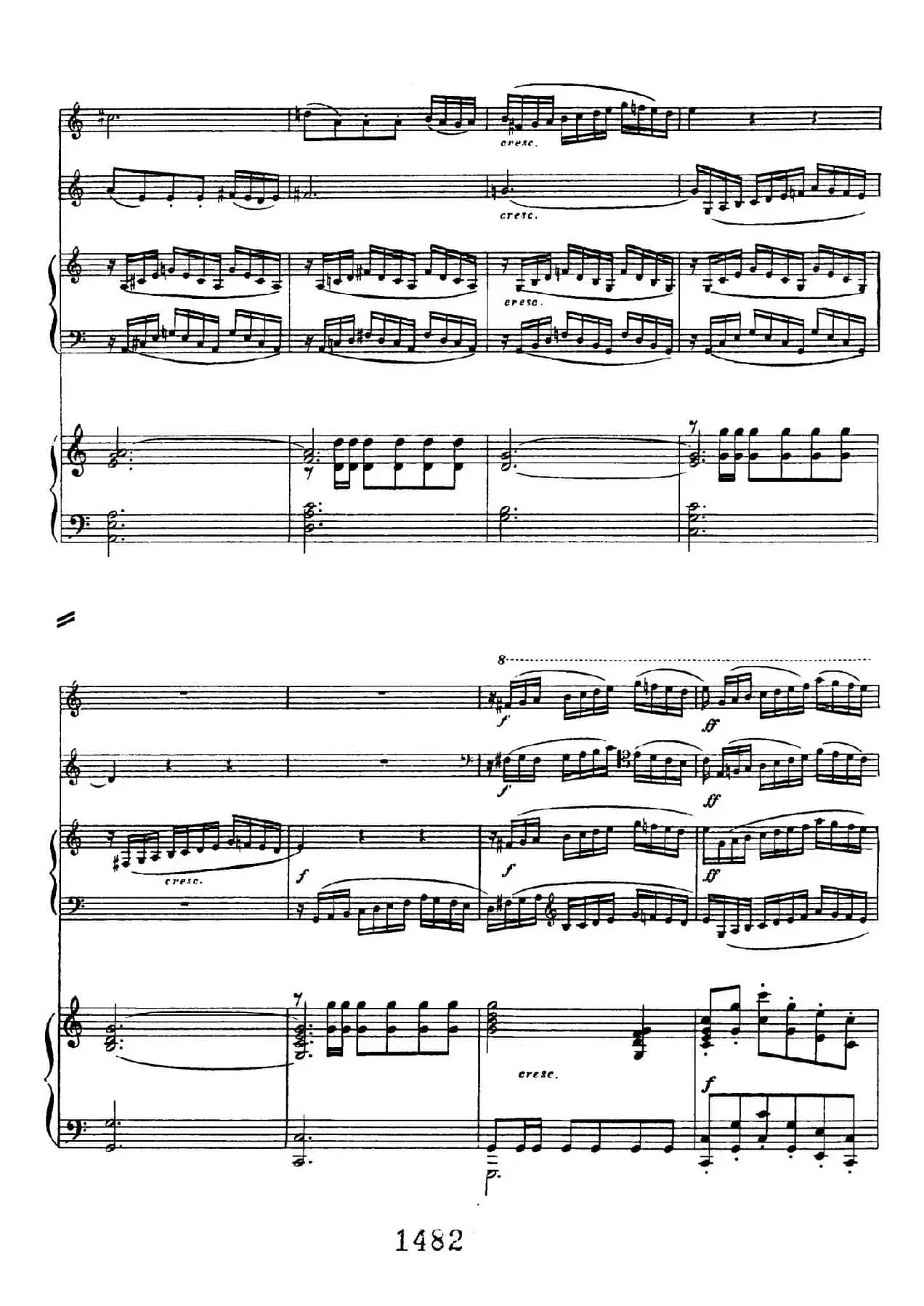 Triple Concerto in C Major Op.56(C大调三重协奏曲·双钢琴·Ⅲ)