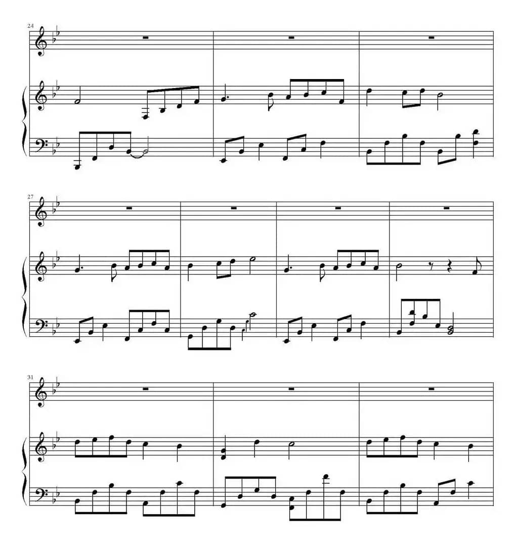 大自然情诗 （小提琴+钢琴）