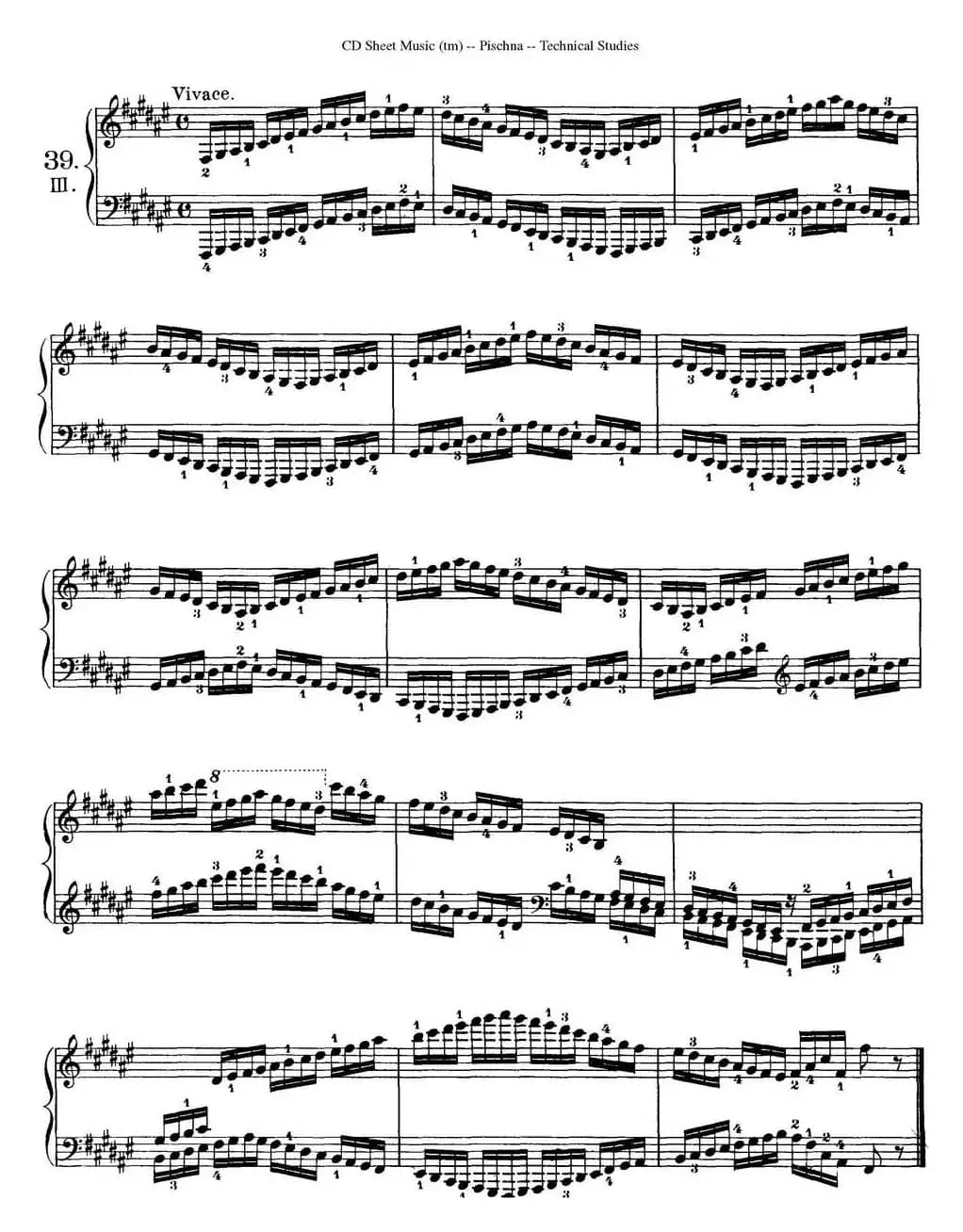 Technical Studies 60 Progressive Exercises (60首钢琴循序渐进练习曲 P61——70)