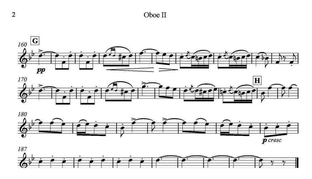 Brindisi(Traviata) 饮酒歌（管弦乐） （双簧管分谱）