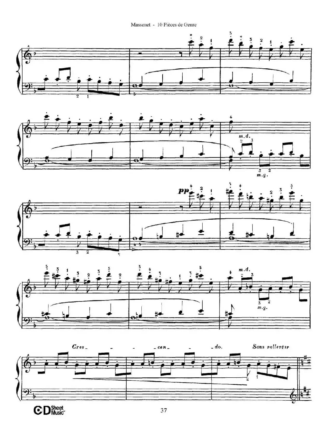 Dix Pièces de Genre Op.10(10首个性小品·Ⅹ)