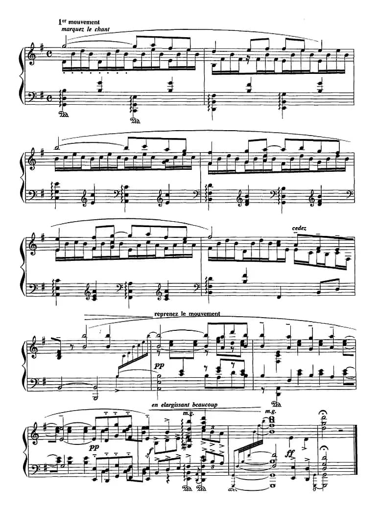 现代钢琴曲：13、帕凡舞曲