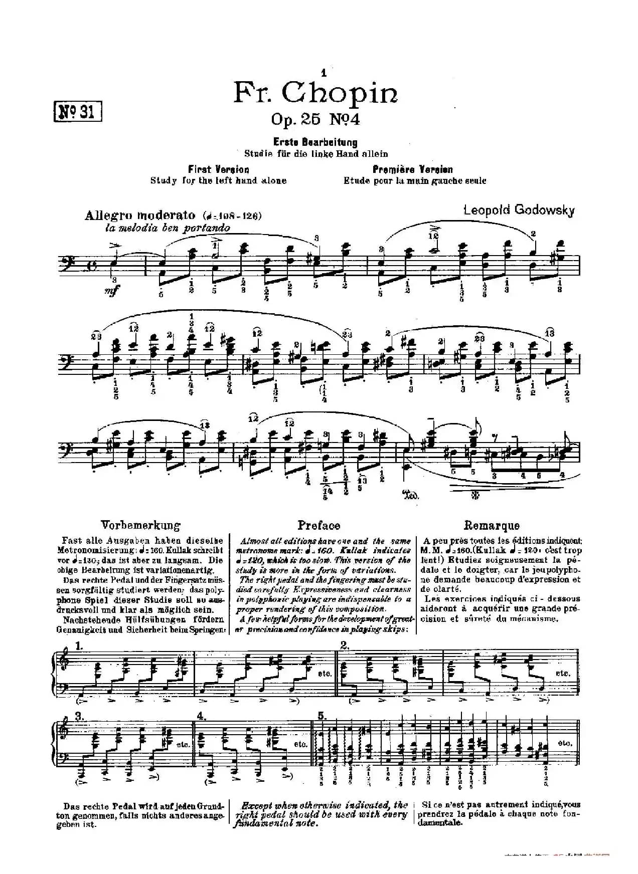 53首以肖邦练习曲为素材而作的练习曲（No.31）