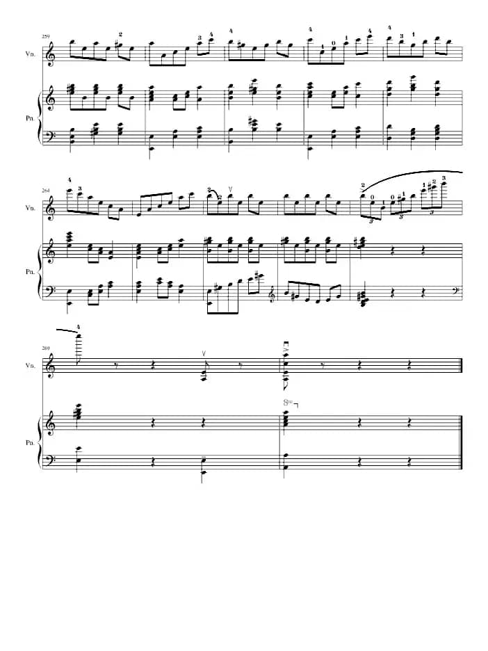A小调舞曲（For Piano And Violin）