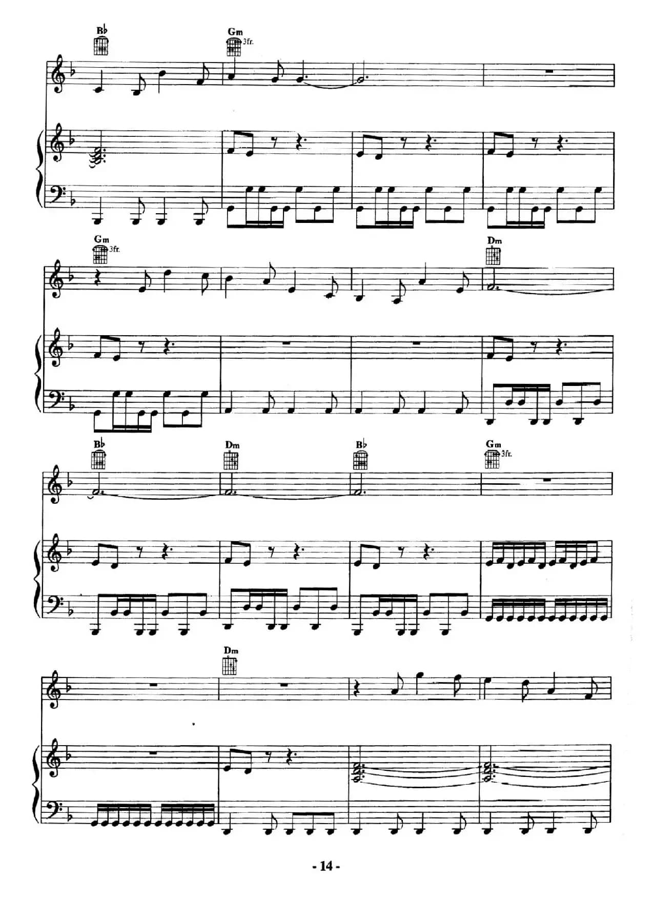 电影配乐大师莫瑞康最佳20首钢琴谱（Best of Ennio Morricone·3）