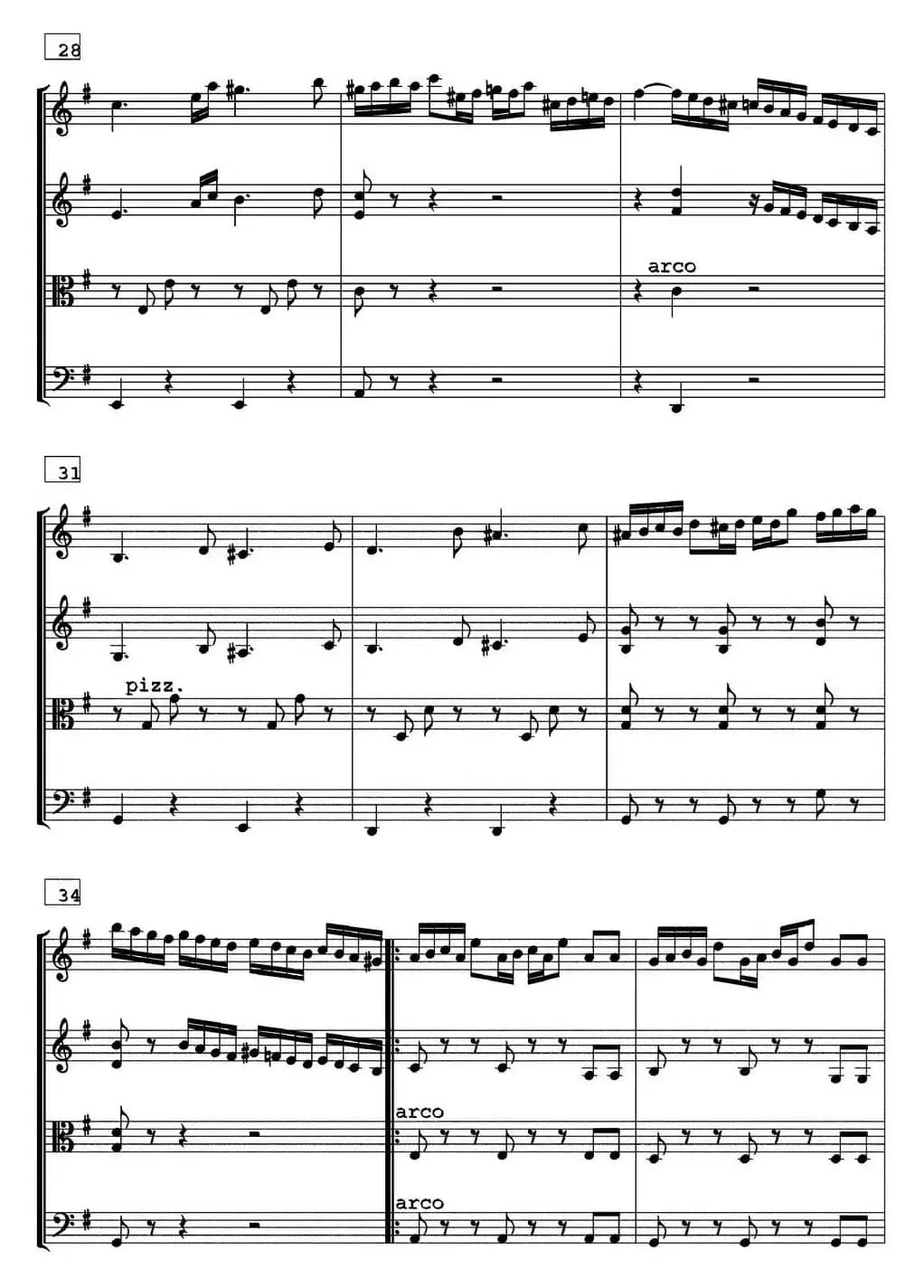 HORA National dance of Moldaviya（霍拉舞曲、四重奏）