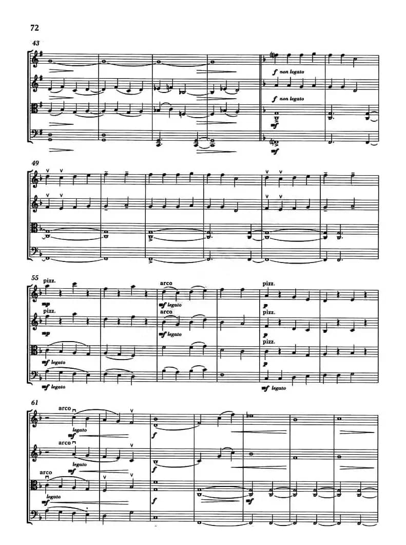 GOOD KING WENCESLAS（弦乐四重奏）