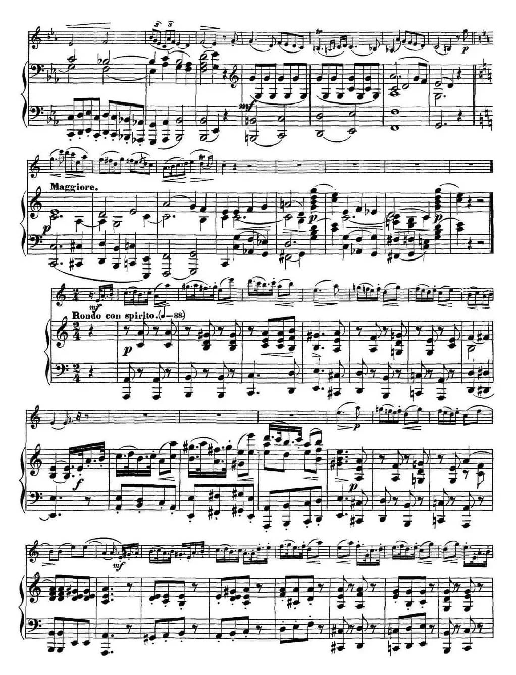 Rode Concerto No.7 in A Major（小提琴+钢琴伴奏）