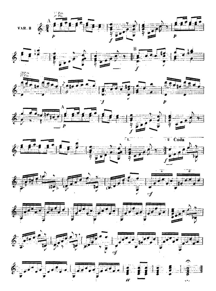 西班牙吉他独奏曲：五十首渐进练习曲