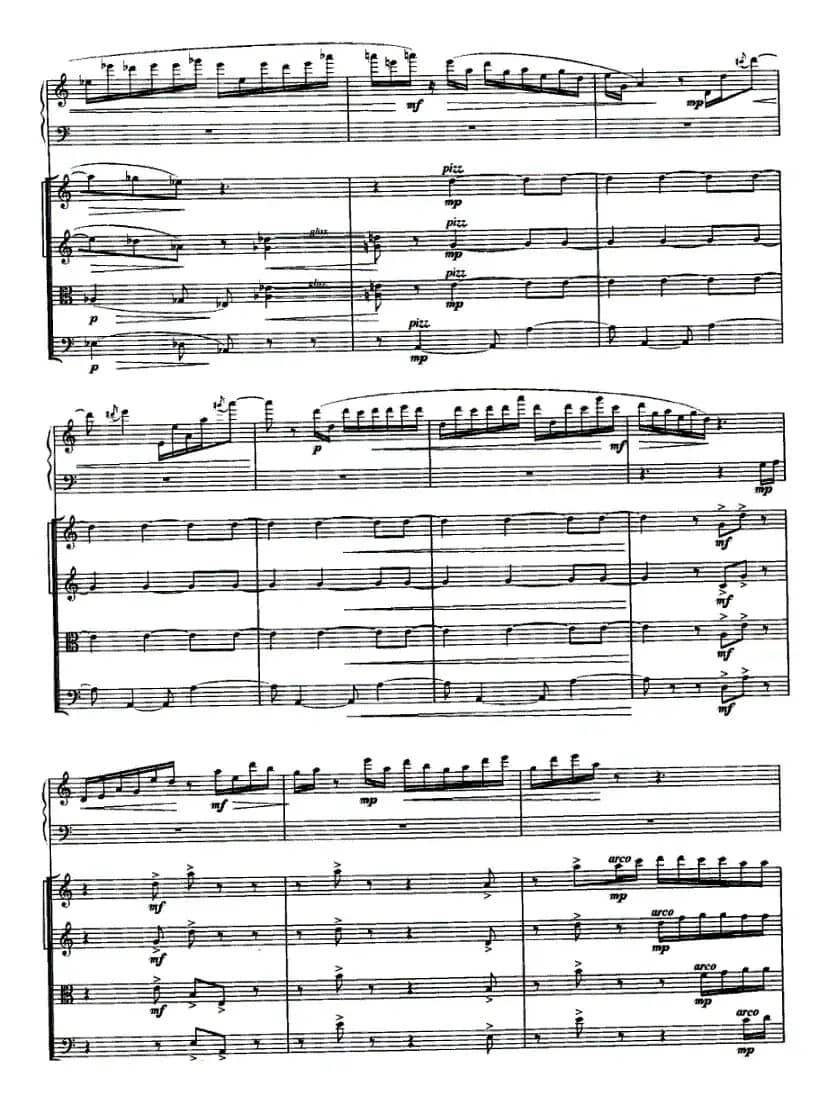 灵动（扬琴与弦乐四重奏）