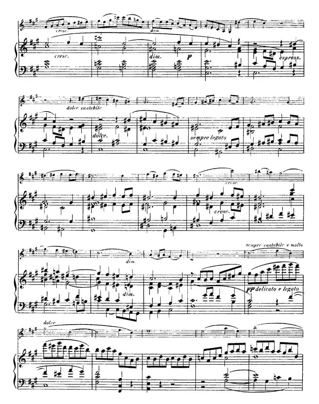 法朗克《A大调小提琴奏鸣曲》（IV）（小提琴+钢琴伴奏）