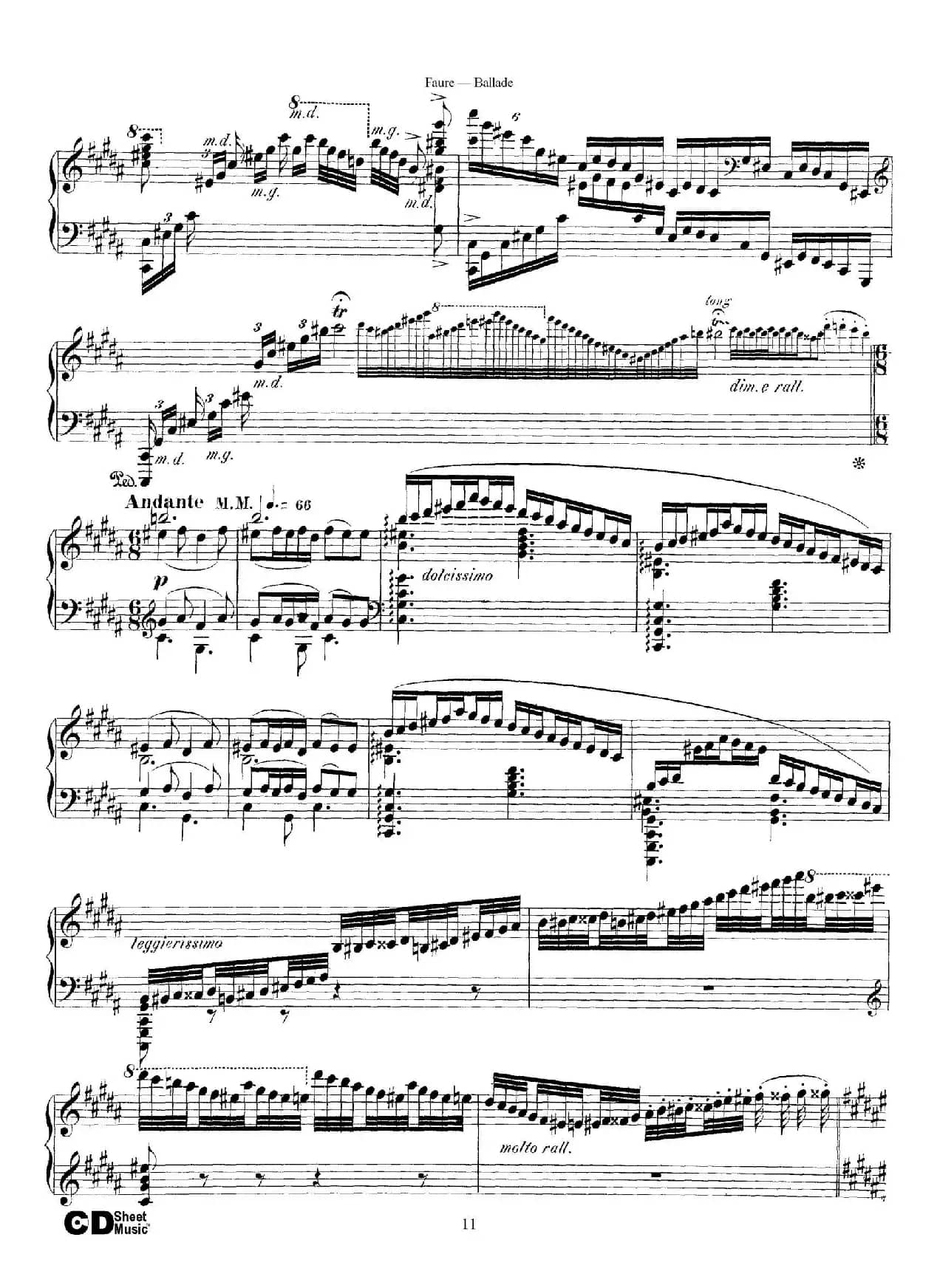 Ballade Op.19（叙事曲）