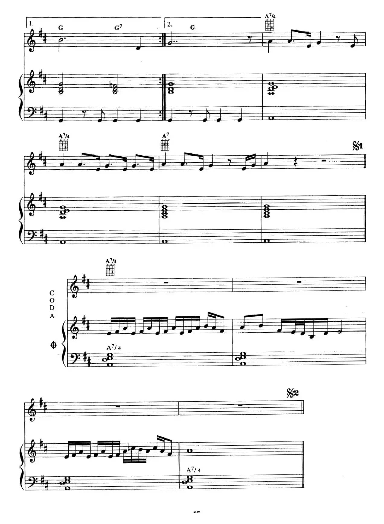 电影配乐大师莫瑞康最佳20首钢琴谱（Best of Ennio Morricone·13）