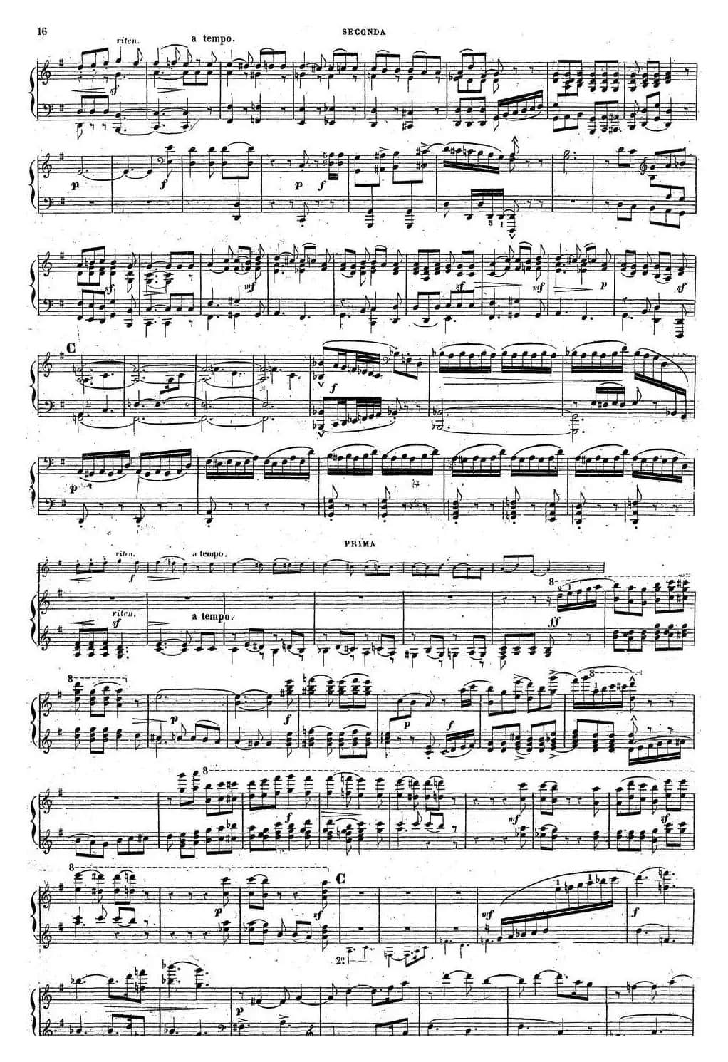 Harold en Italie Op.16 - 4 Hands（哈罗尔德在意大利·四手联弹）（P1——10）