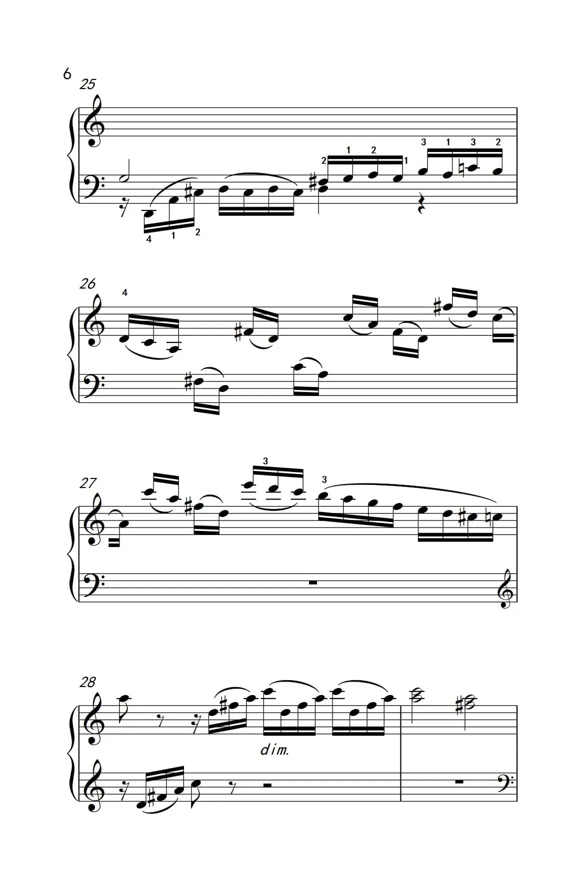 第九级1.C大调奏鸣曲 第一乐章 Hob.XVI 50（中央音乐学院 钢琴（业余）考级教程 7-9级）