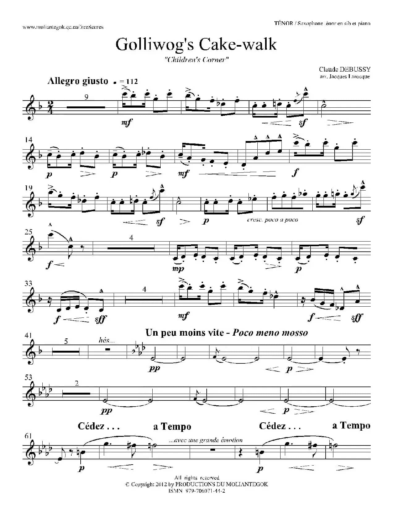 木偶步态舞（次中音萨克斯）