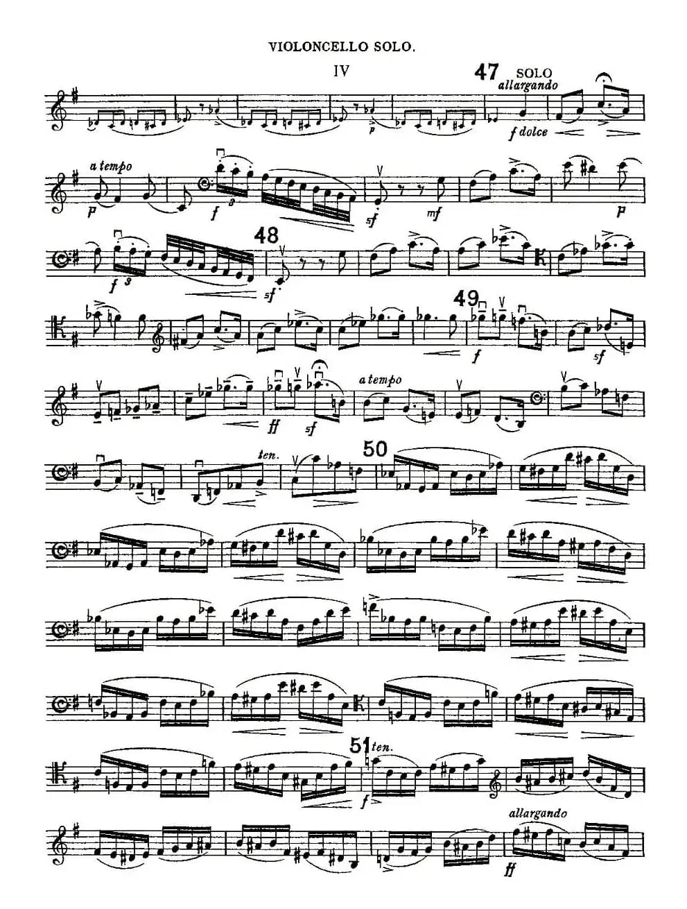 Edward Elgar Concerto e Minor Op85 For Cello（Cel）