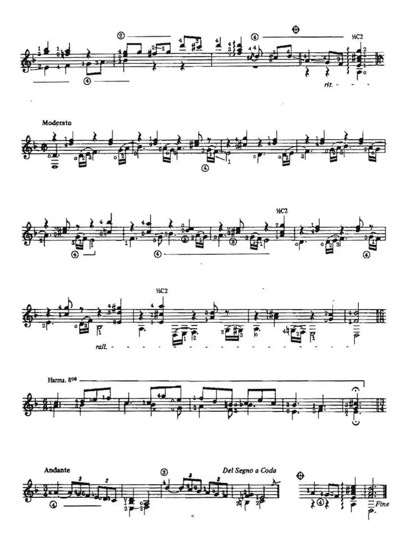 Estilo Uruguayo（古典吉他）