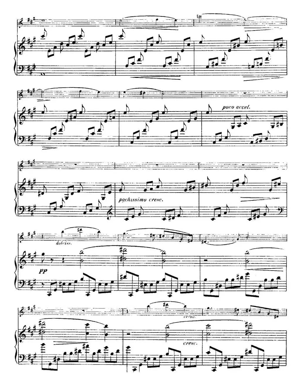 法朗克《A大调小提琴奏鸣曲》（III）（小提琴+钢琴伴奏）