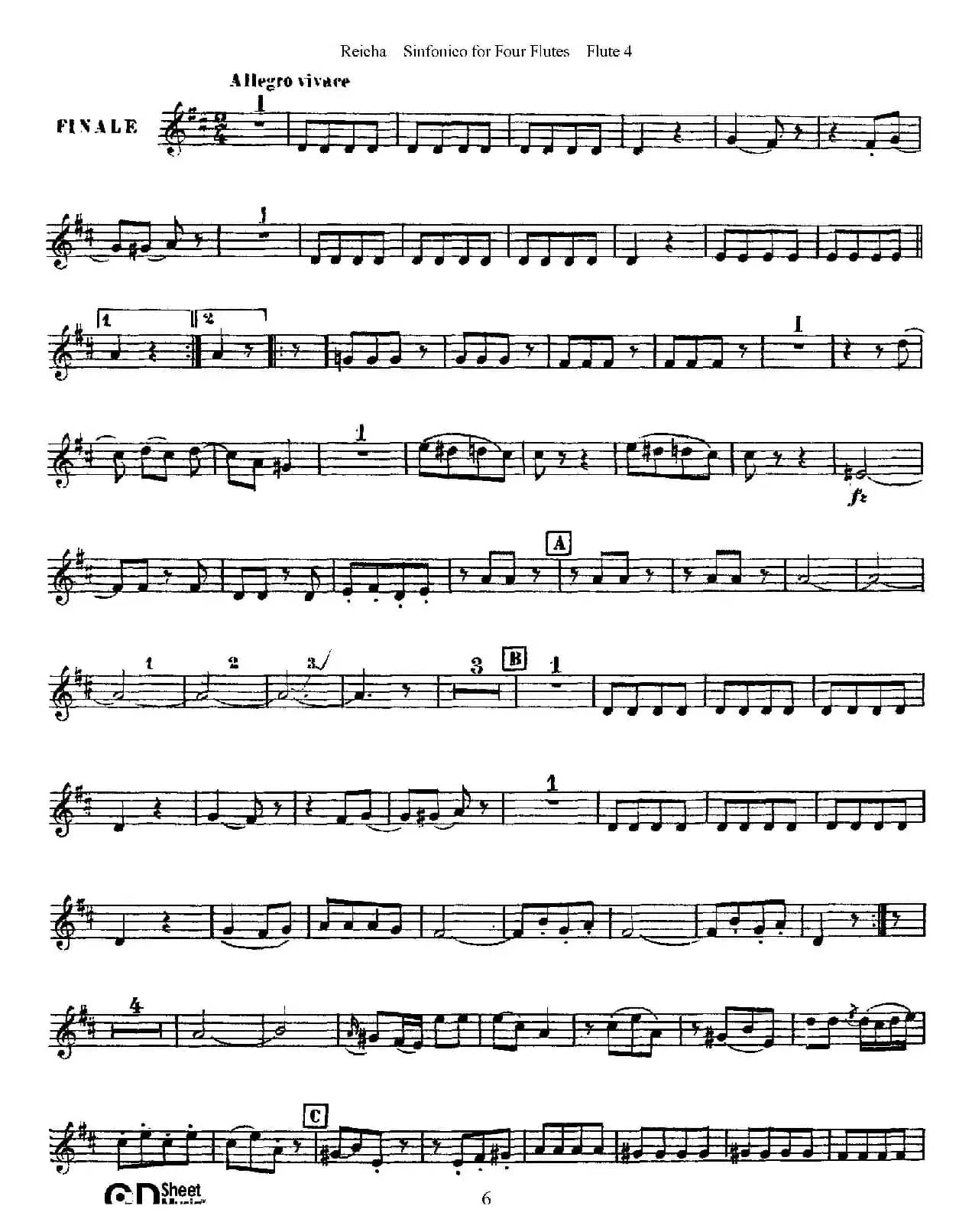 瑞查长笛四重奏（Flute 3）