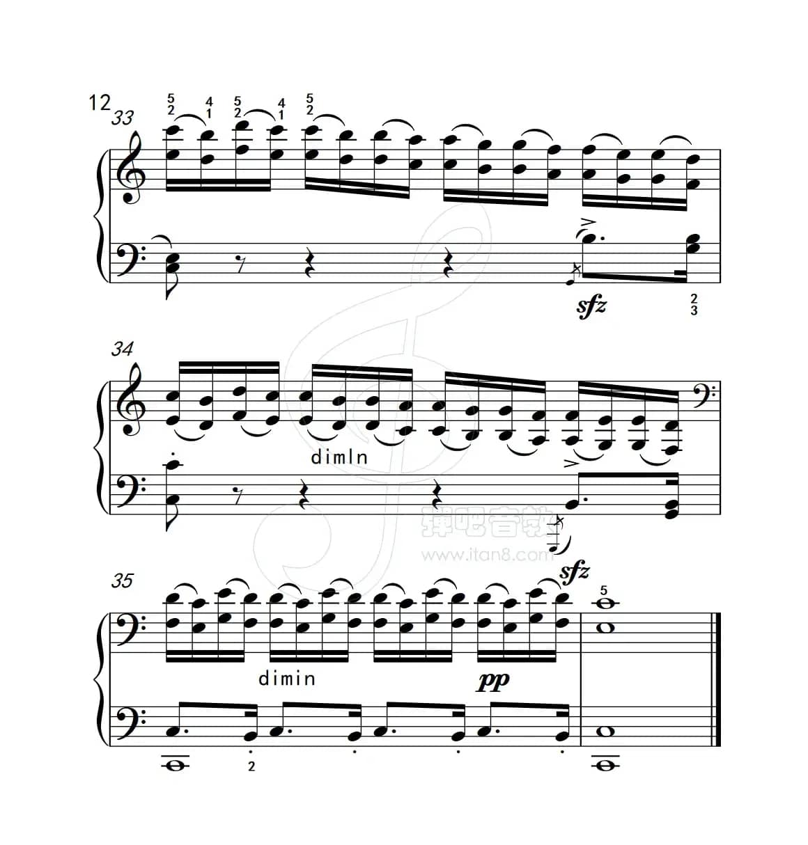 练习曲 33（克拉莫钢琴练习曲60首）