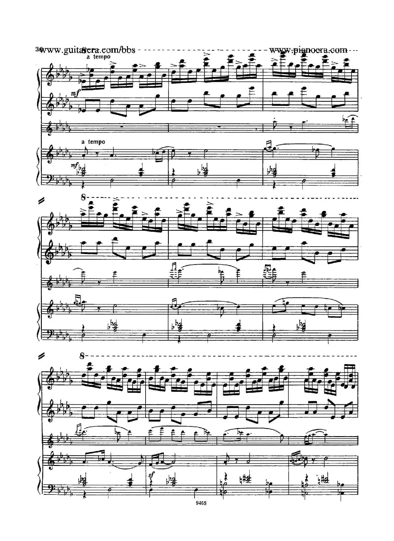 Piano Concerto in D-flat Major Op.37（降D大调钢琴协奏曲·Ⅰ·双钢琴）