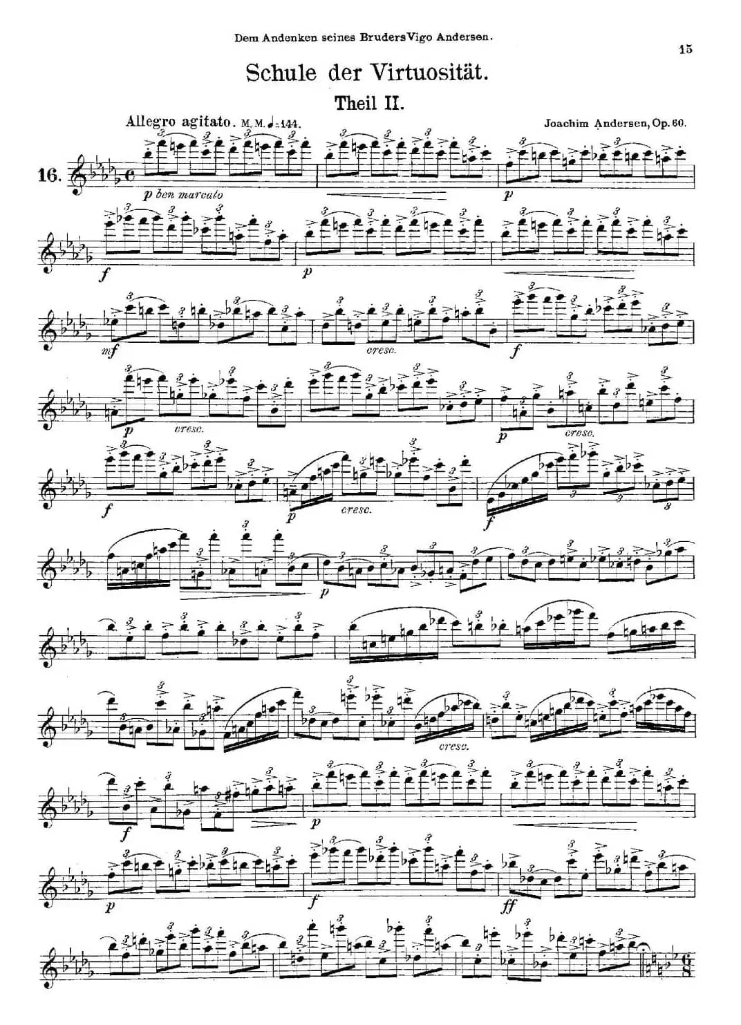Schule der Virtuosität. Op. 60（16）
