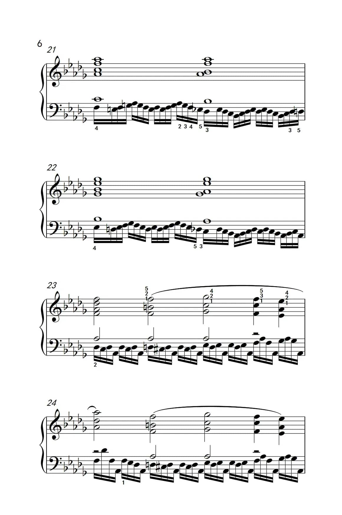 莫什科夫斯基 钢琴练习曲（第十二首）