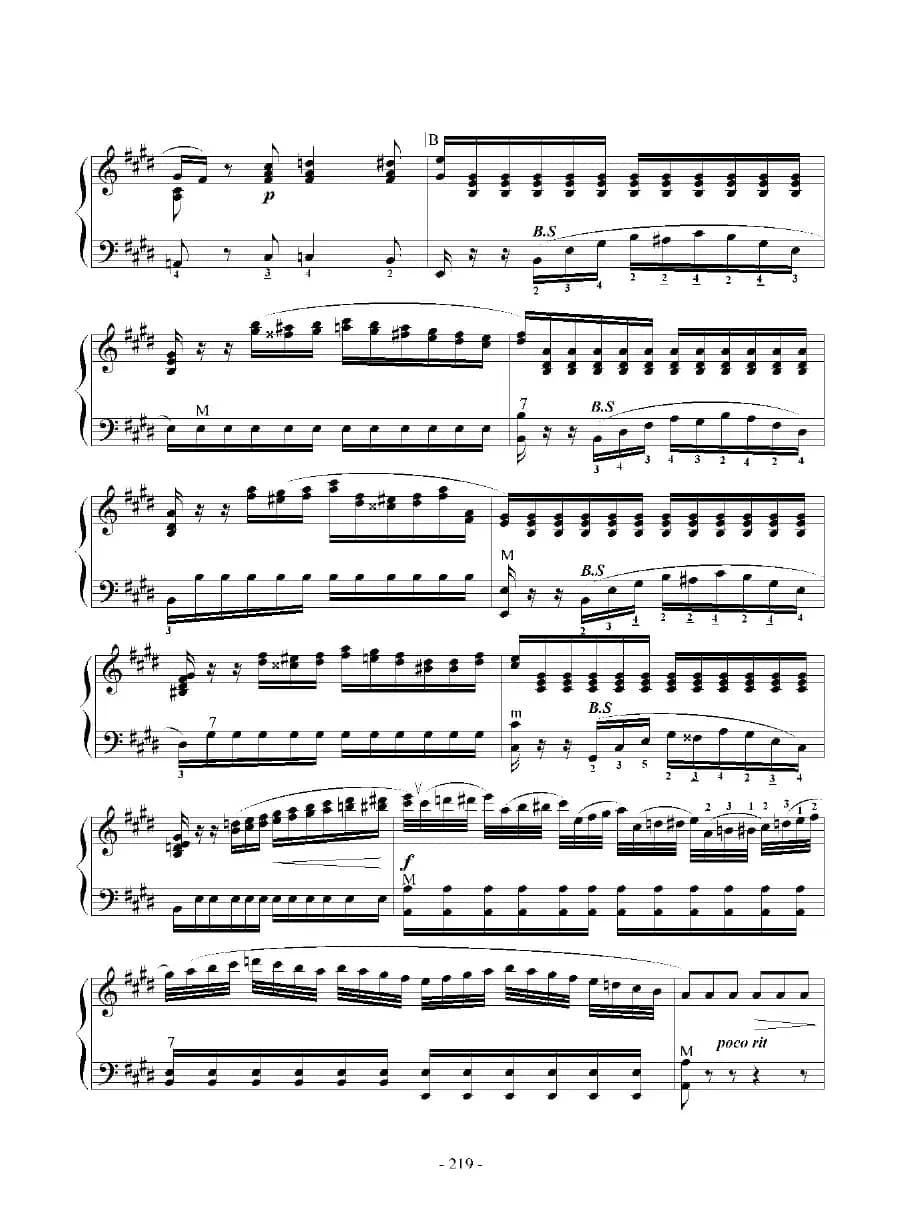 E大调协奏曲（九级练习曲）