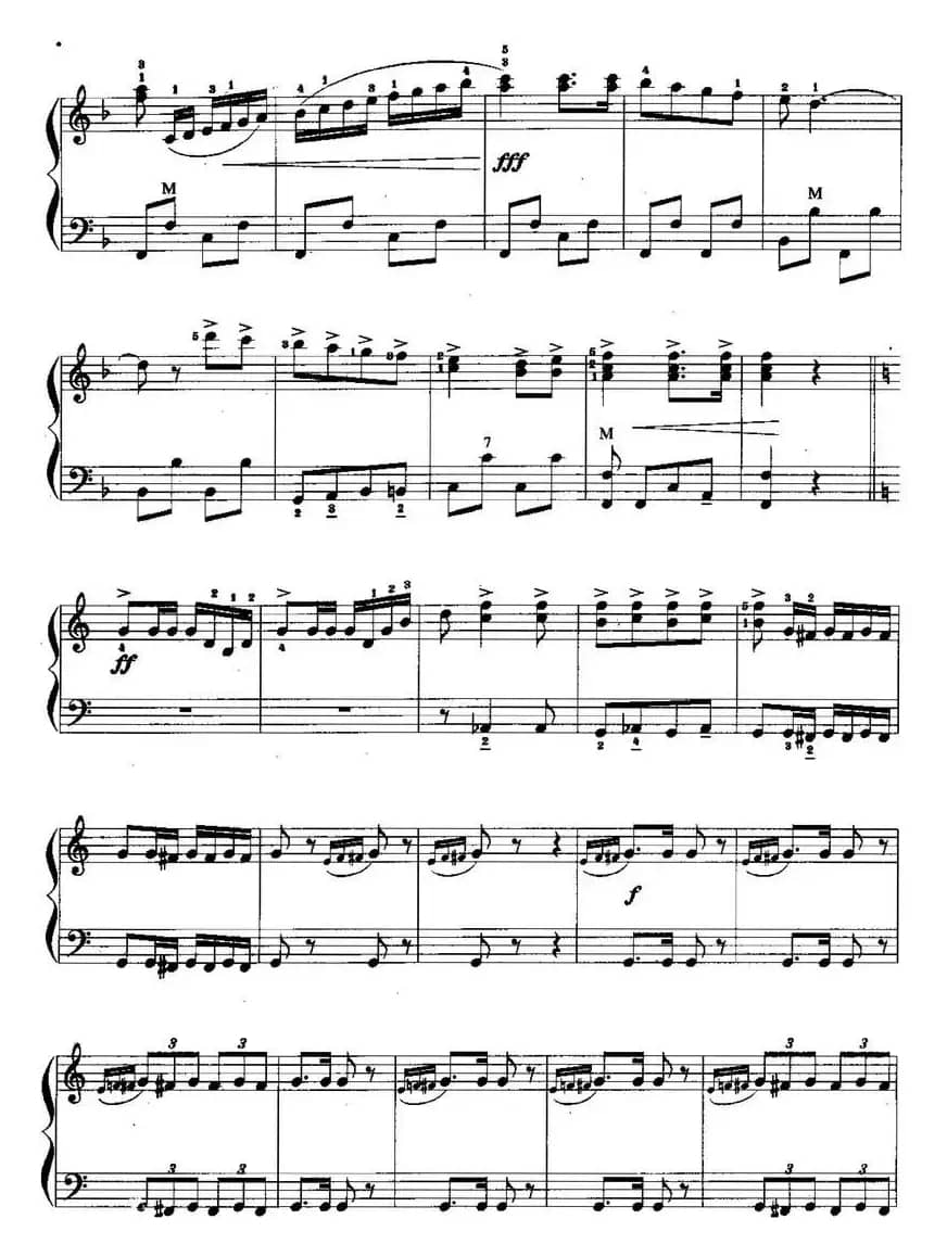 儿童手风琴曲：美国巡逻兵