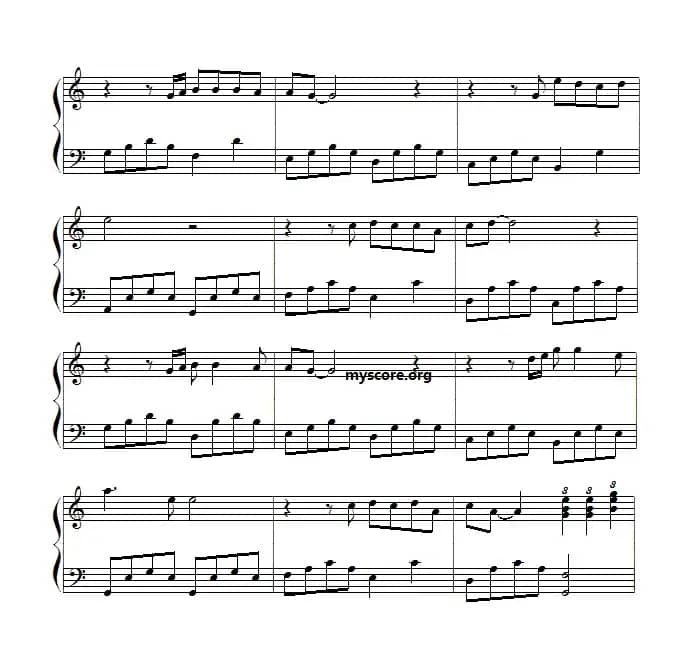 流行钢琴小曲：苍白的浅影