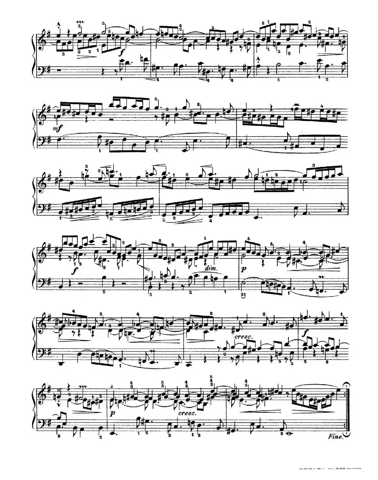 Six Partitas BWV 825-830（6首帕蒂塔·6）