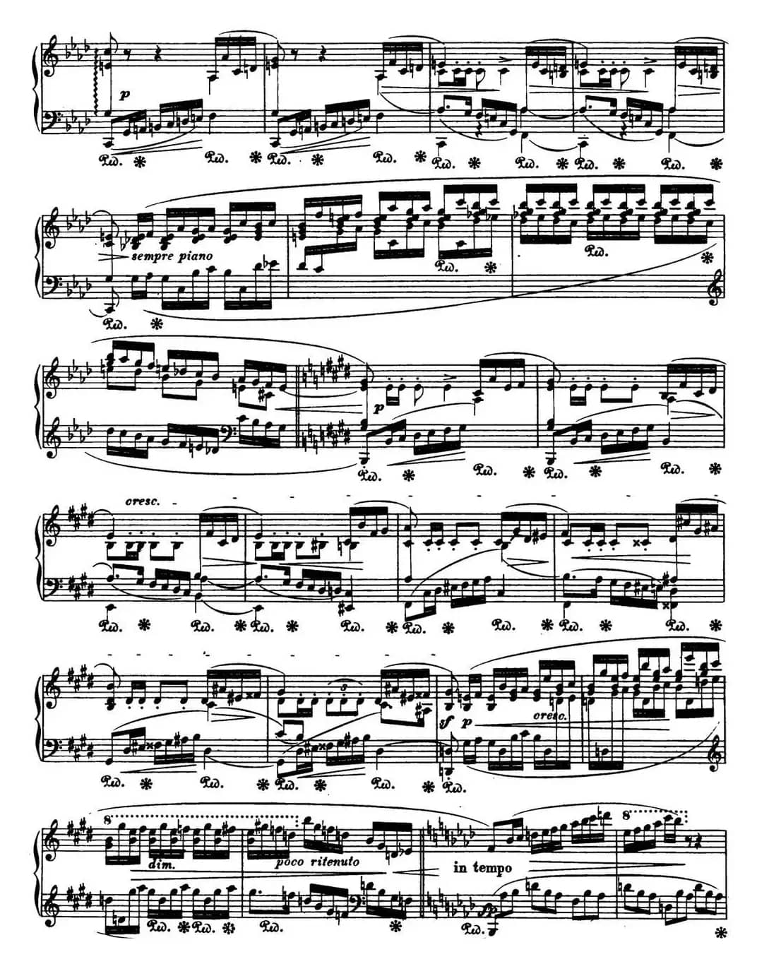 肖邦 幻想波兰舞曲 Op.61 降A大调 Polonaise