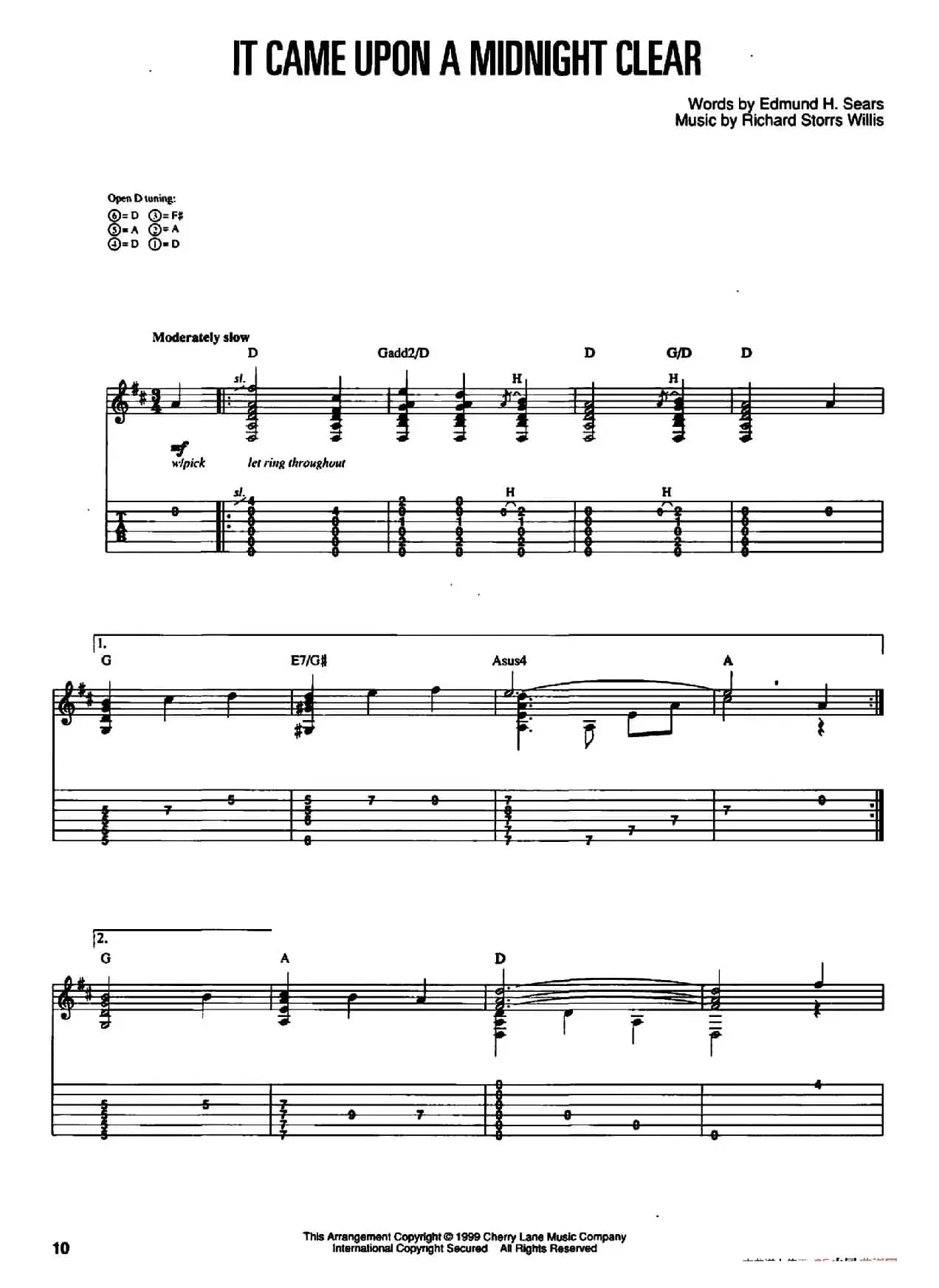 20首经典圣诞颂歌吉他乐谱（8）