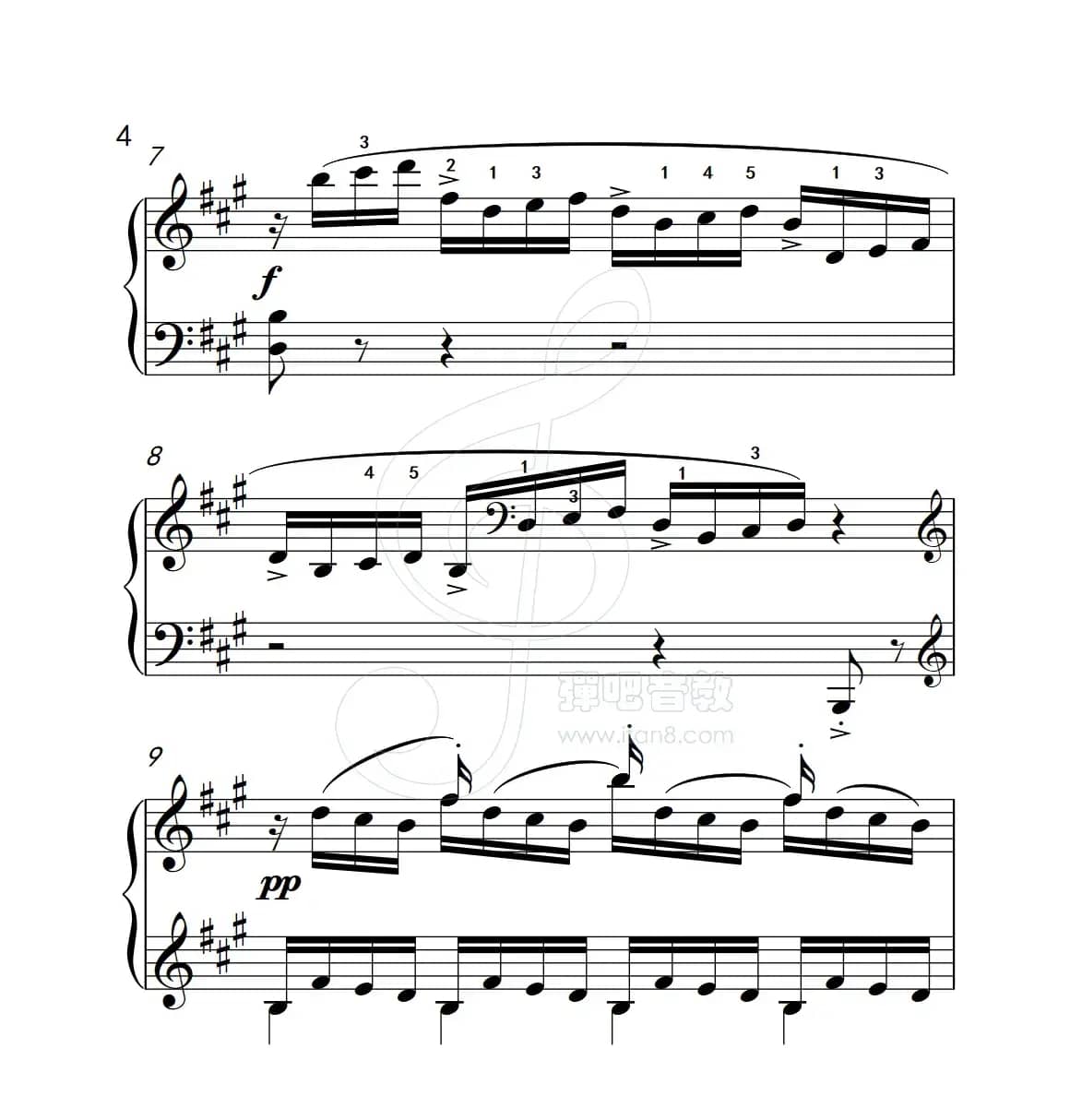 练习曲 6（克拉莫钢琴练习曲60首）