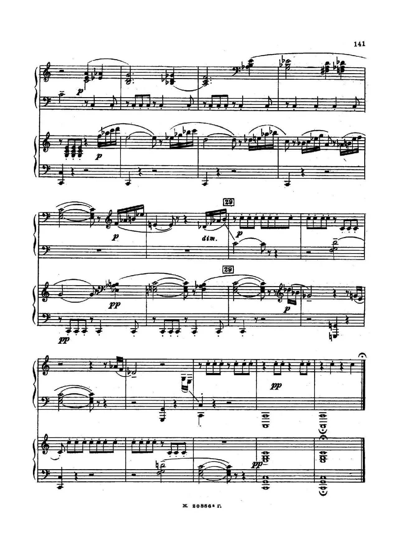 交响舞曲 Symphonic Dance Op.45（双钢琴）