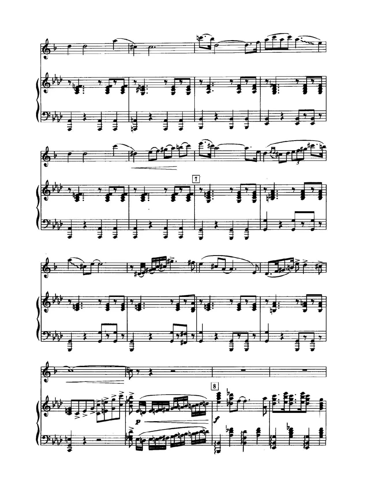 音乐会练习曲（中音萨克斯+钢琴伴奏）