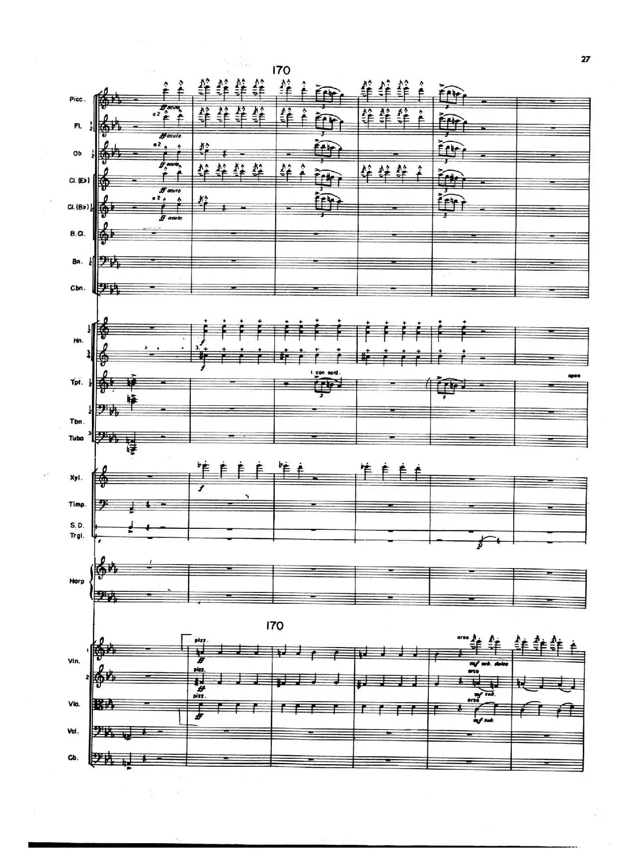 OVERTURE TO CANDIDE（《坎迪德》序曲）（交响乐总谱）